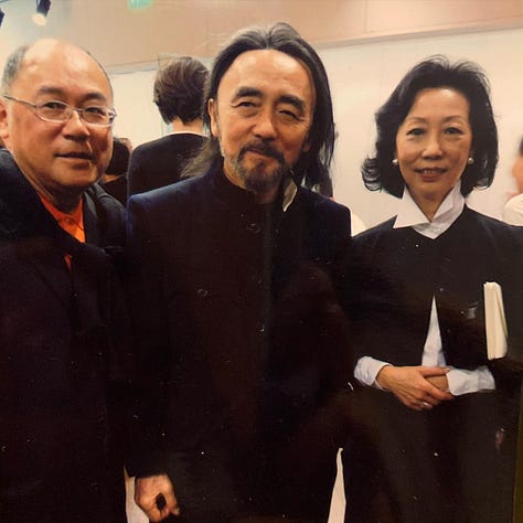 photos of my mother in Paris and with Yohji Yamamoto