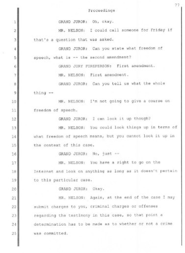 If Aidala Had Looked: Grand Jury Testimony