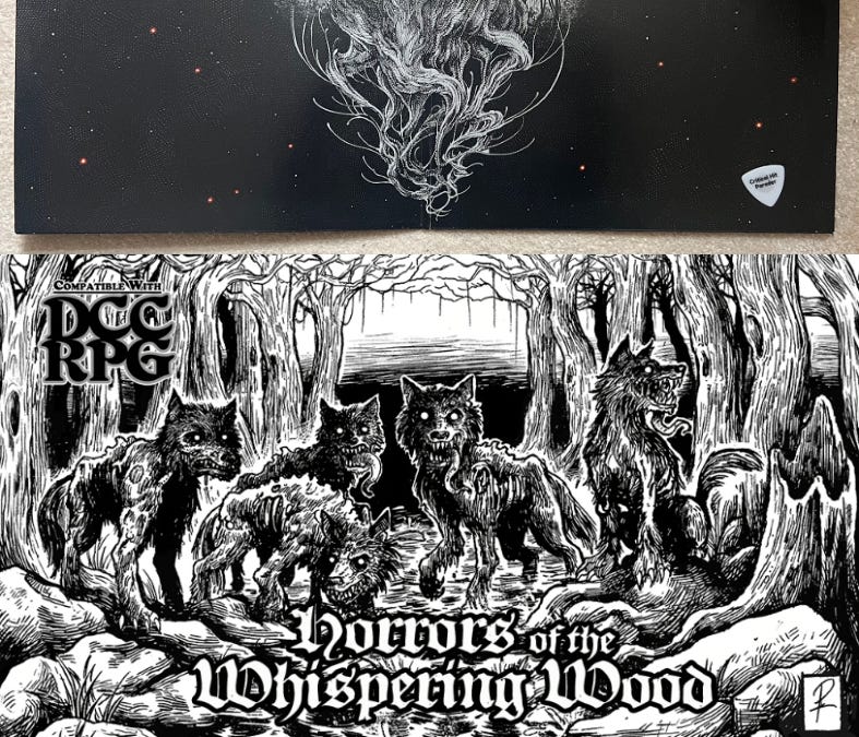 Saprophial's IOTUNN Artwork, Horrors of the Whispering Wood