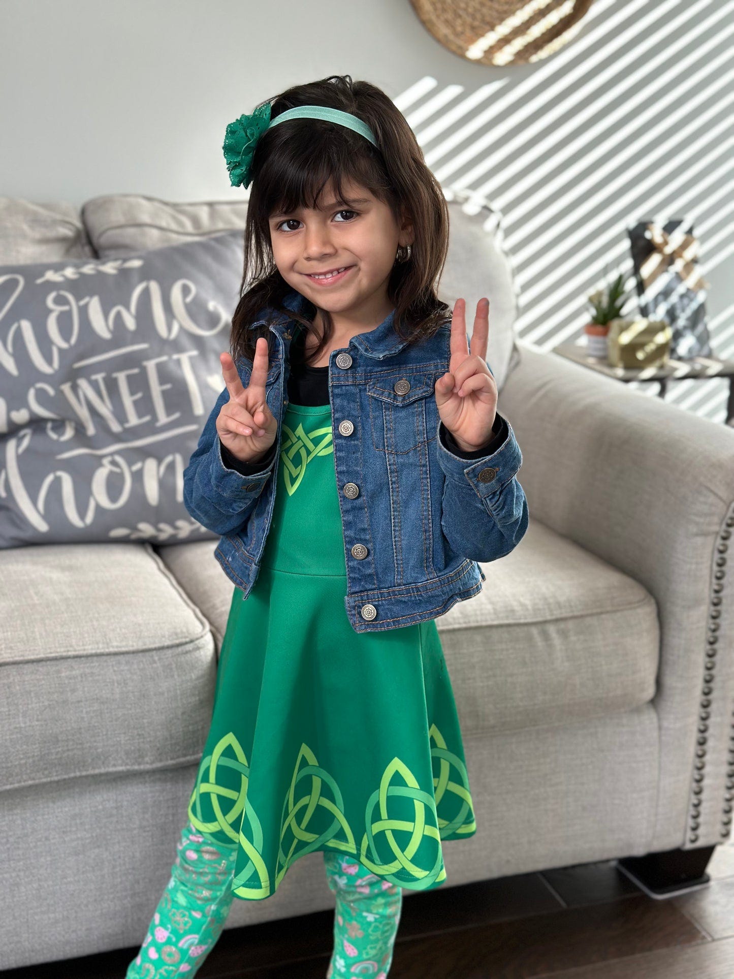 Girls Irish Dress, Girls Irish Outfit, Girls Celtic Dress, Celtic Knot Dress, Ireland Dance Dress, Irish Dance School Dress, Riverdance Dress, Irish Toddler Dress, Toddler Dress Irish, Black and Green Dress, Leprechaun Costume, St Patricks Day Toddler Dress, Girls Dress for St. Patricks Day, St Patricks Day Dress