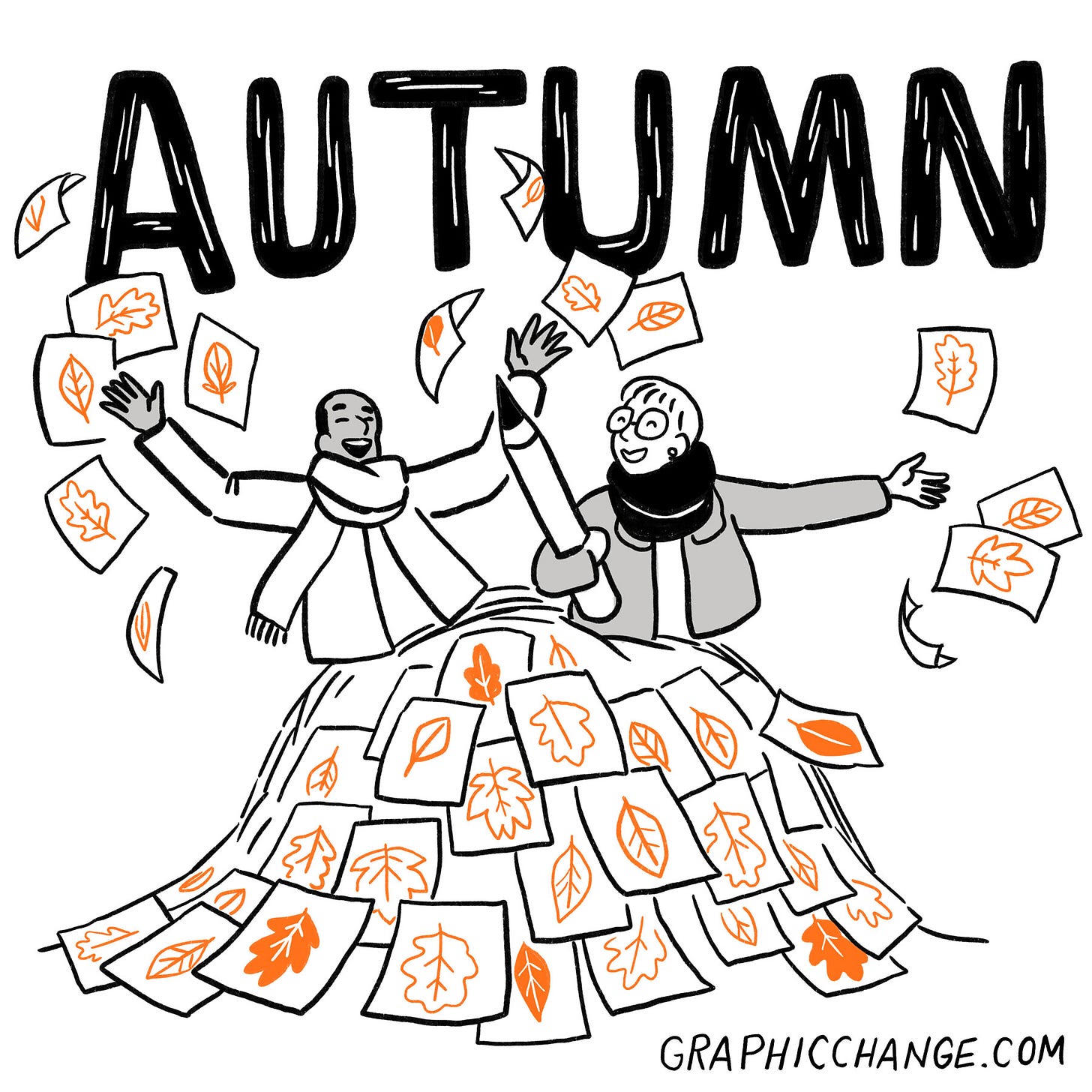 2 people jumping in paper drawings of leaves 2 people jumping in paper drawings of leaves