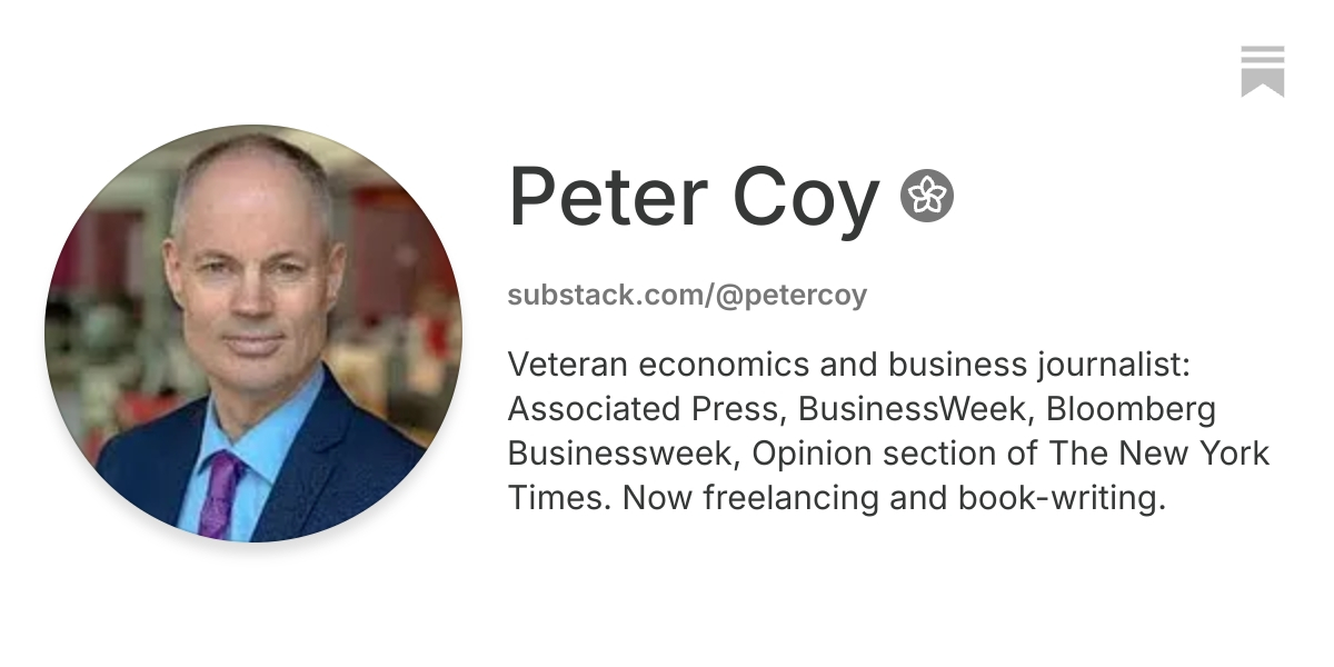 Peter Coy | Substack
