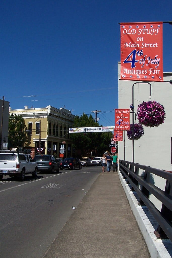 Main Street Silverton Oregon Main Street Silverton Oregon