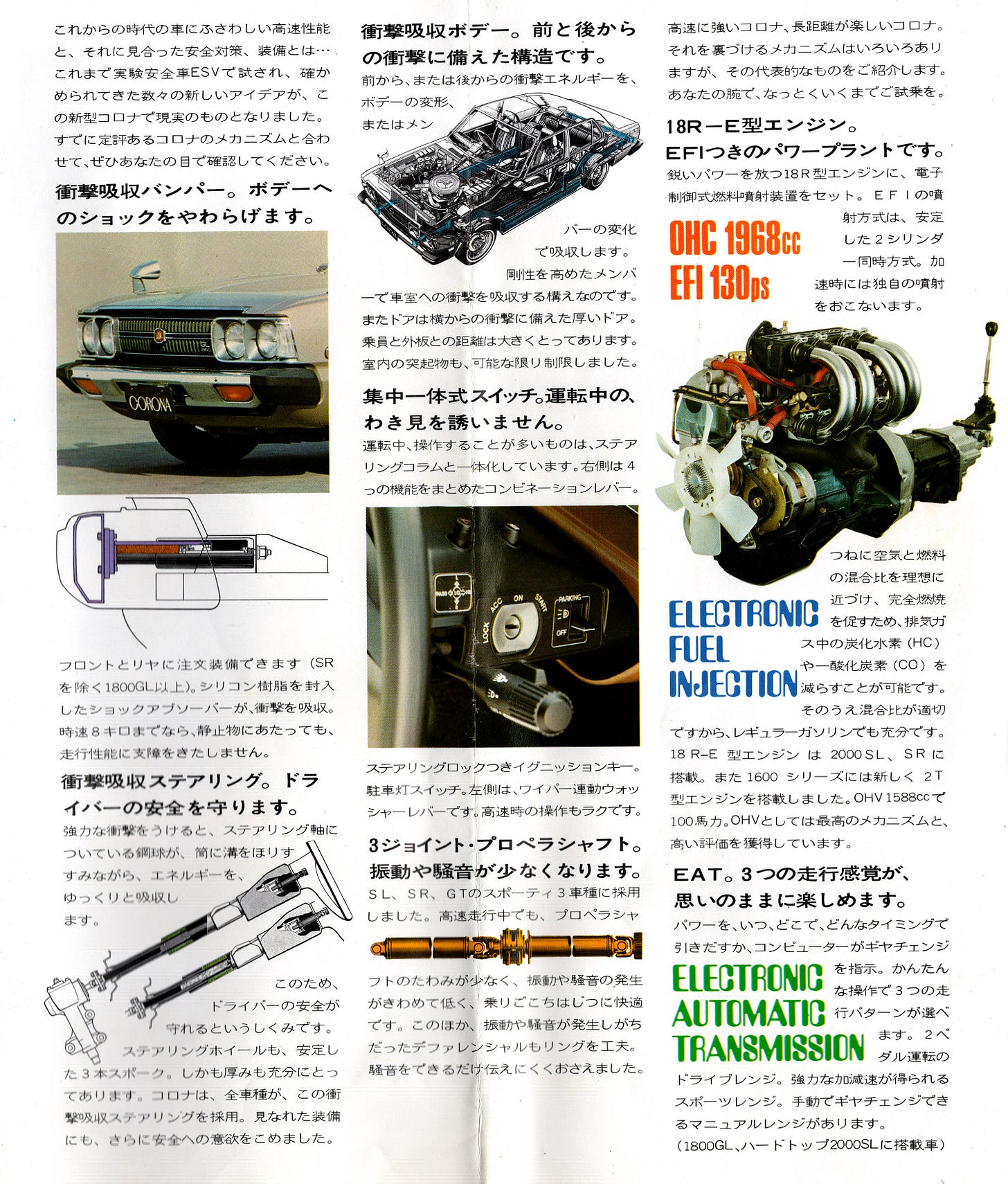 Brochure Scan: 1973 JDM Toyota Mark II & Corona