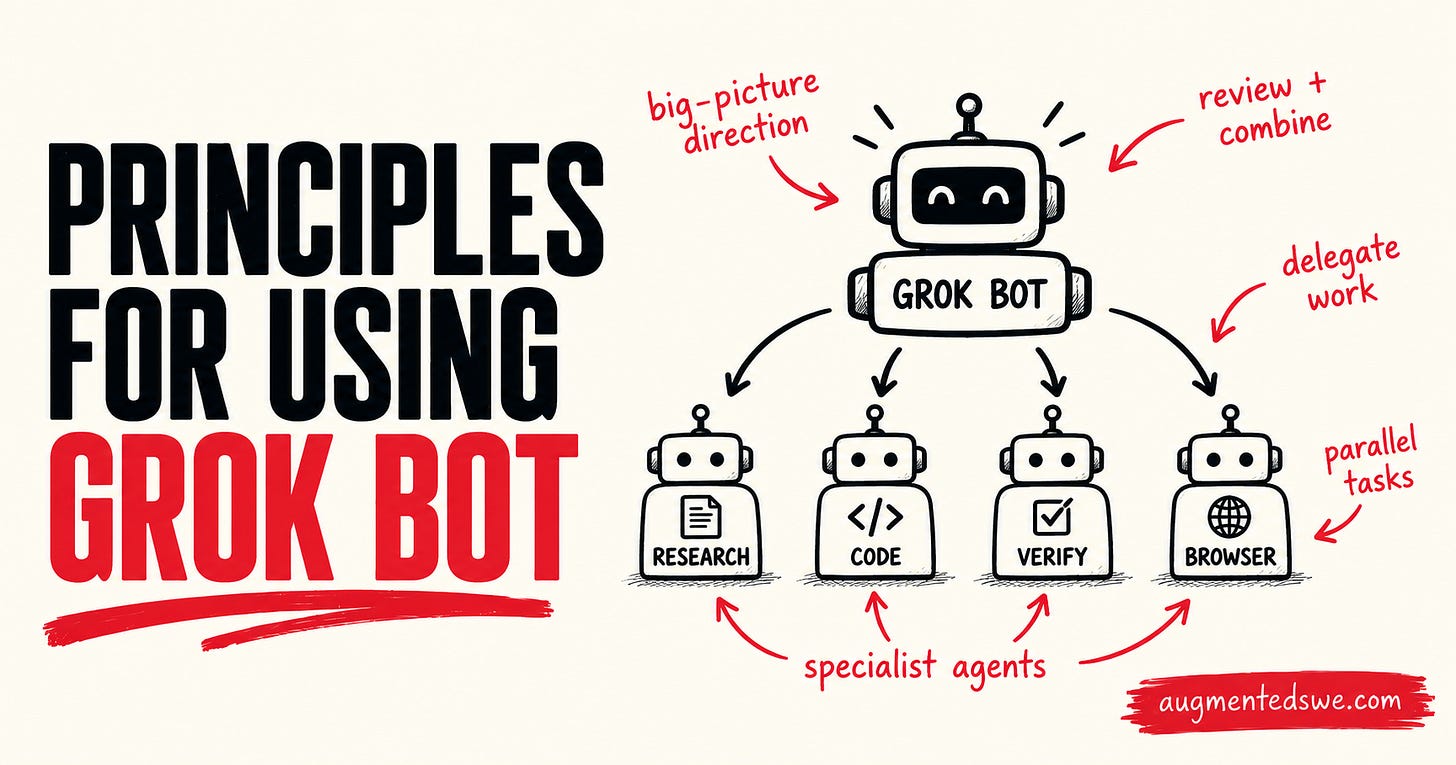 Principles for using Grok Bot Principles for using Grok Bot