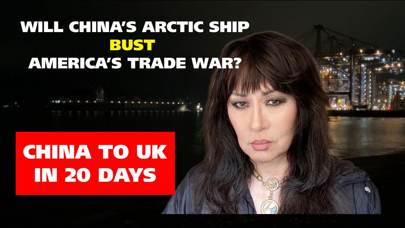 The Istanbul Bridge cargo ship arrives at Felixtowe 13 October after 20-day maiden voyage from China through the Arctic