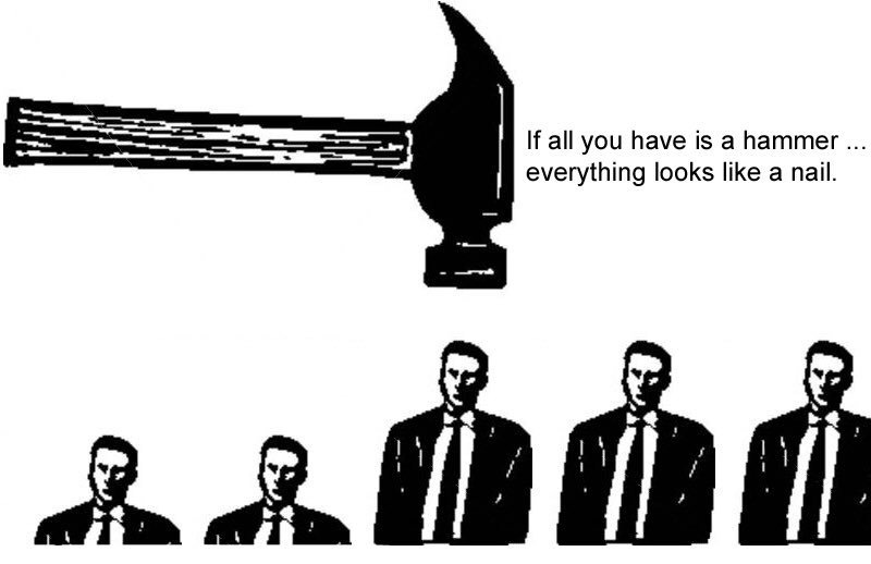 Ebuzer Demirci on Twitter: "“If all you have is a hammer, everything looks  like a nail.”… "