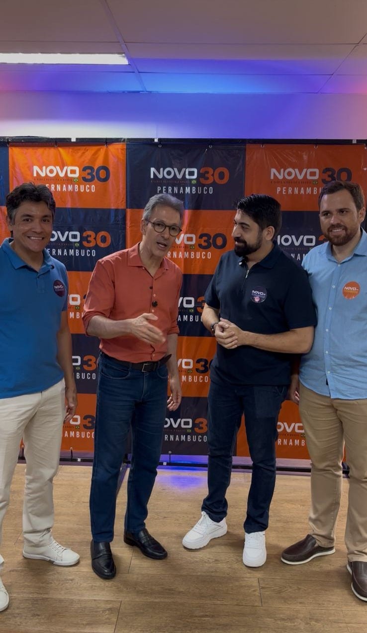 Partido Novo Araripina participa do lançamento da pré-candidatura de Romeu Zema a presidente