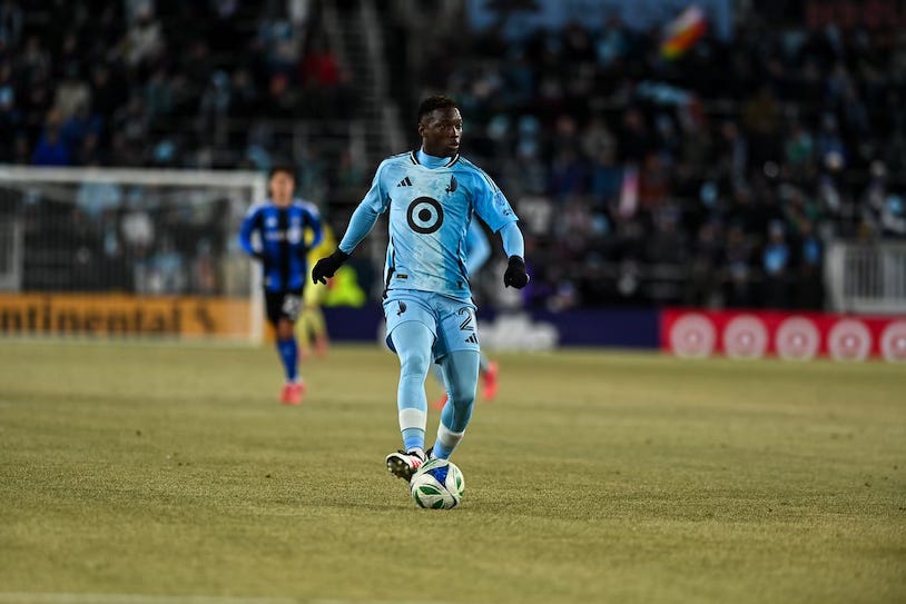 MNUFC winger Bongokuhle Hlongwane
