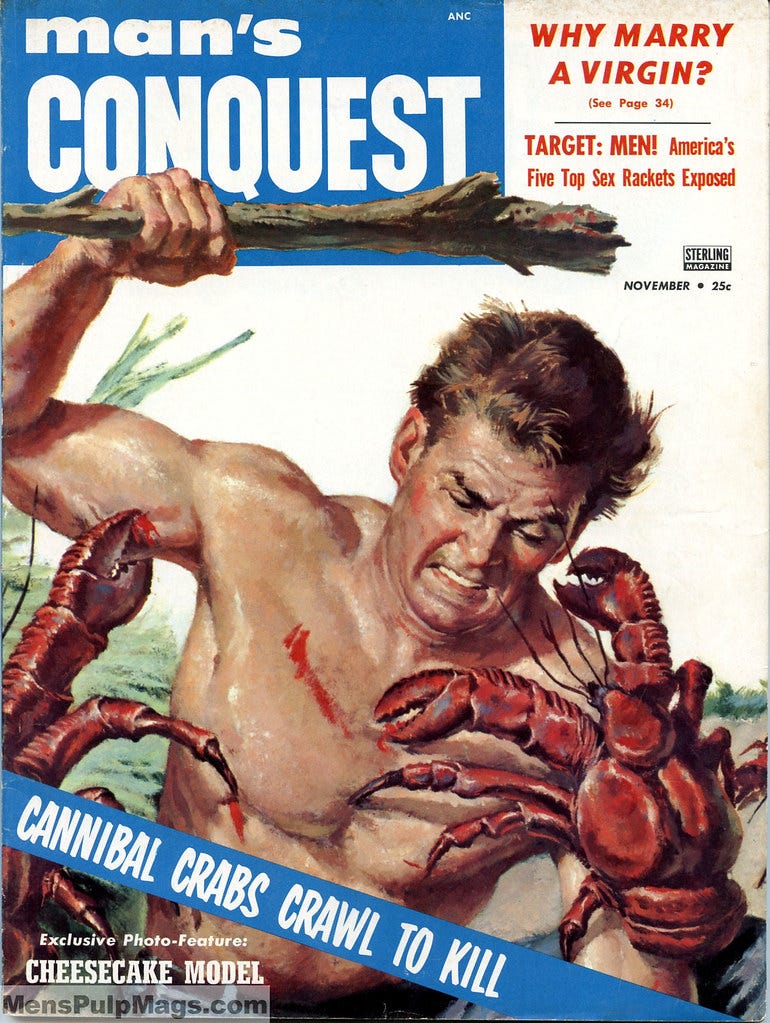 I WATCHED THEM EAT ME ALIVE! — the new Men's Adventure Library book and first “Men's Adventure Journal” - The Men's Adventure Magazines Blog I WATCHED THEM EAT ME ALIVE! — the new Men's Adventure Library book and first “Men's Adventure Journal” - The Men's Adventure Magazines Blog