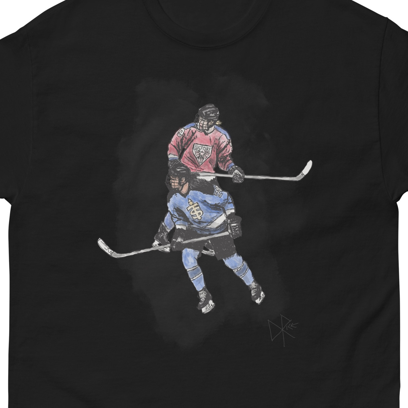Sarah Nurse & Marie-Philip Poulin of the Professional Women’s Hockey League. Sketch art by Don Rice. Sarah Nurse & Marie-Philip Poulin of the Professional Women’s Hockey League. Sketch art by Don Rice.