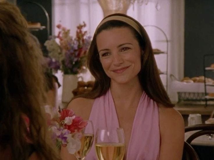charlotte satc pink dress Charlotte York from the episode "One"