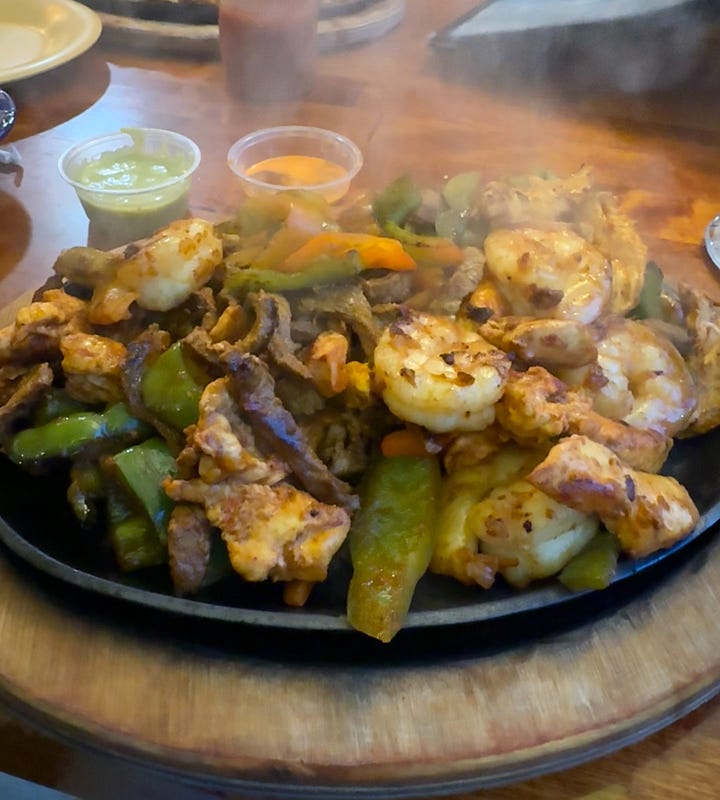 bbq fajitas pineapple upside down cake highlands cashiers