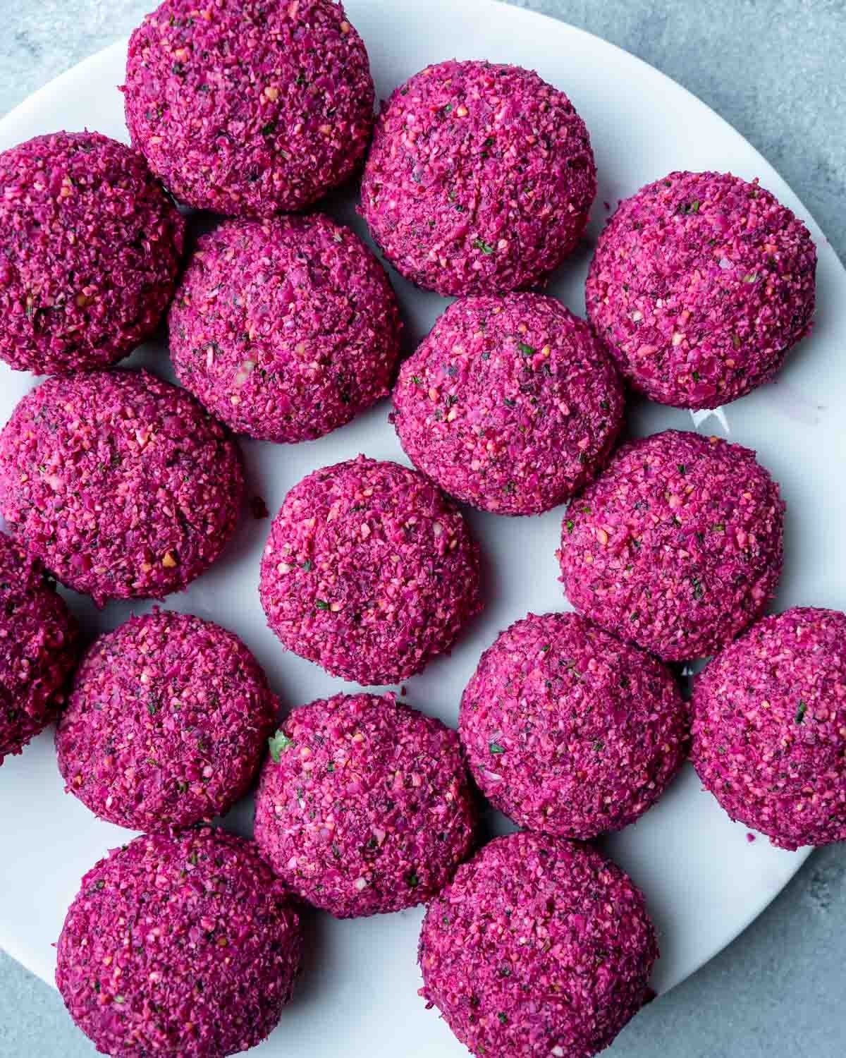 Beetroot Falafels