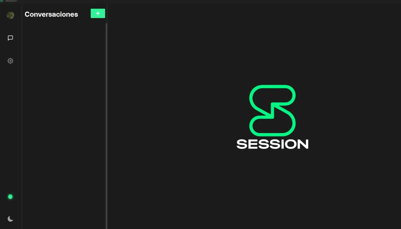 Session en su versión de escritorio para Windows. Captura de pantalla. Session en su versión de escritorio para Windows. Captura de pantalla.