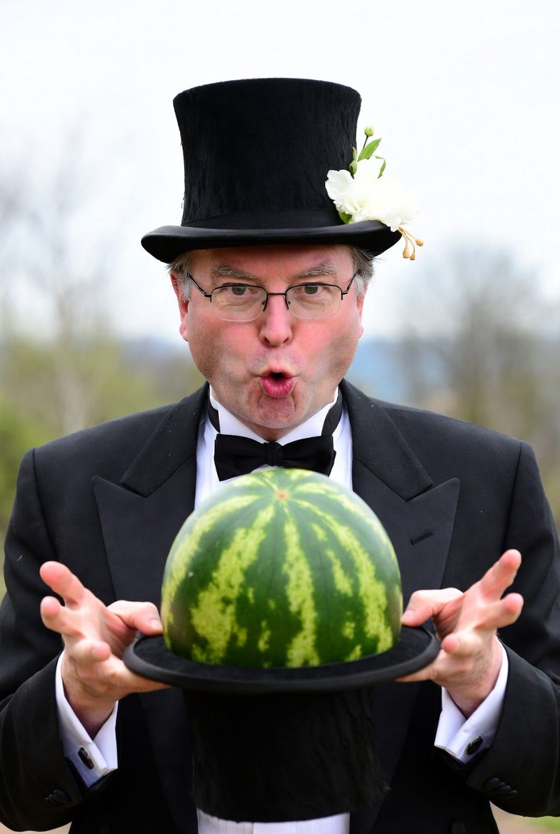 Richard Dawkins pulls a seedless watermelon out of a magician’s hat … On Darwinism, social engineering, and seedless watermelons