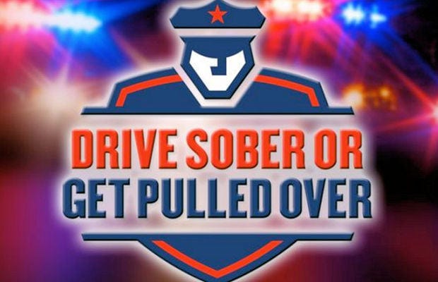 Image may contain: text that says 'DRIVE SOBER OR GET PULLED OVER' Image may contain: text that says 'DRIVE SOBER OR GET PULLED OVER'