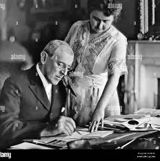 Image result for Woodrow Wilson and Edith