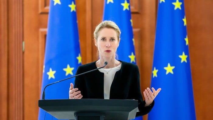 Kaja Kallas acknowledges that some EU states might follow the US if it resets its relationship with Russia