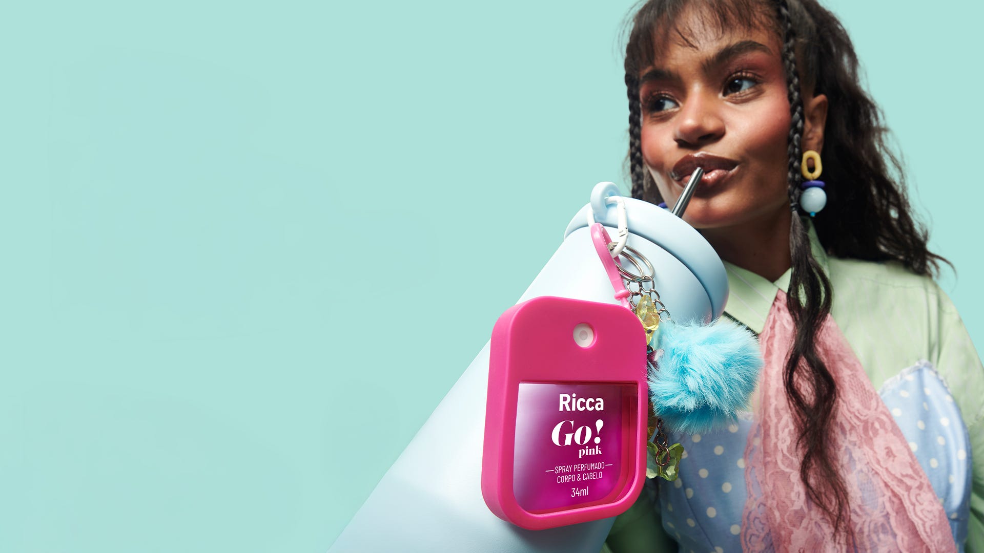 Marca Ricca Rastrillo Go! Ricca, spray wearable que transforma fragrância em acessório