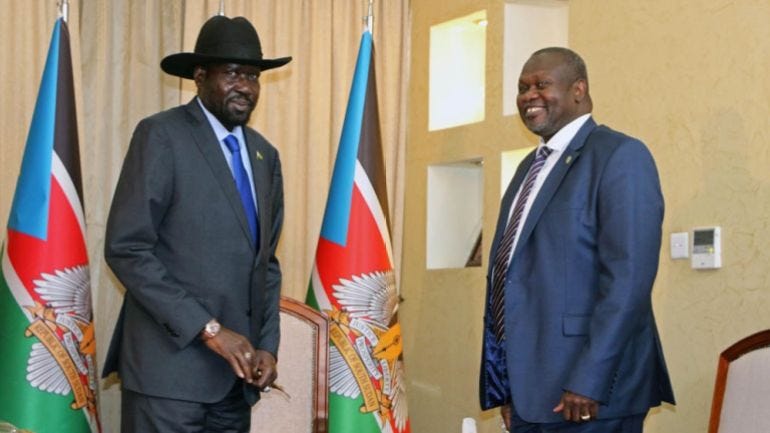 South Sudan Salva Kiir and Riek Machar South Sudan Salva Kiir and Riek Machar