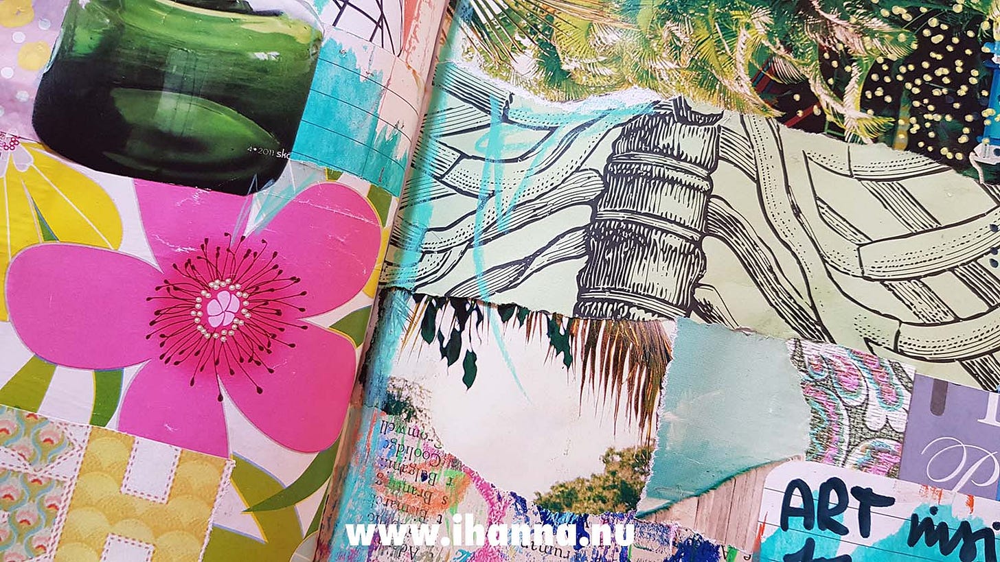 Detail from iHannas art journal Detail from iHannas art journal