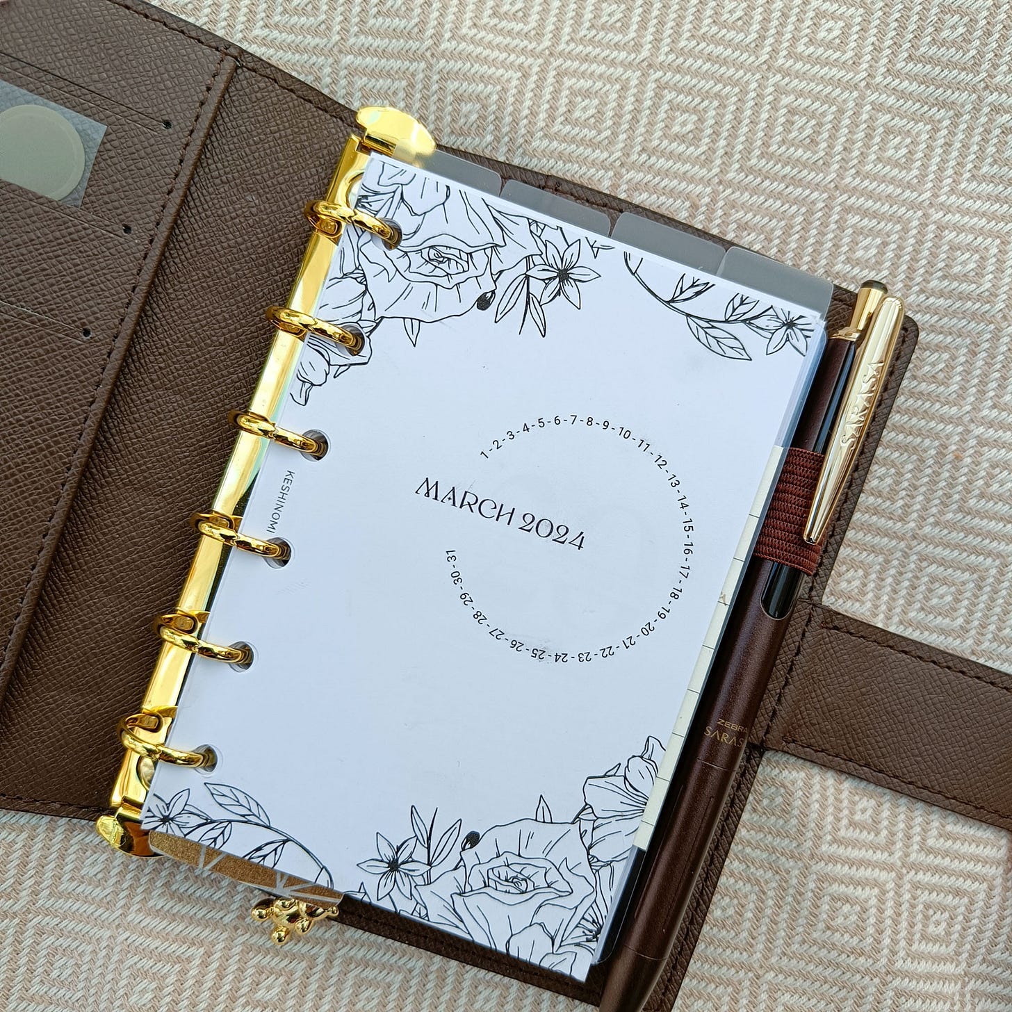 Clear Frosted Top Tab Dividers from SortStuffOut on Etsy