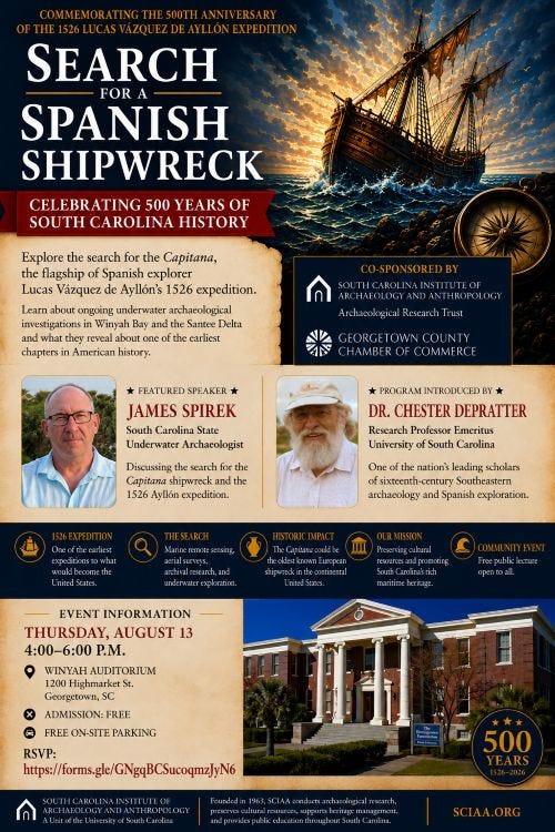 Search for a Spanish Shipwreck: Celebrating 500 Years of ...