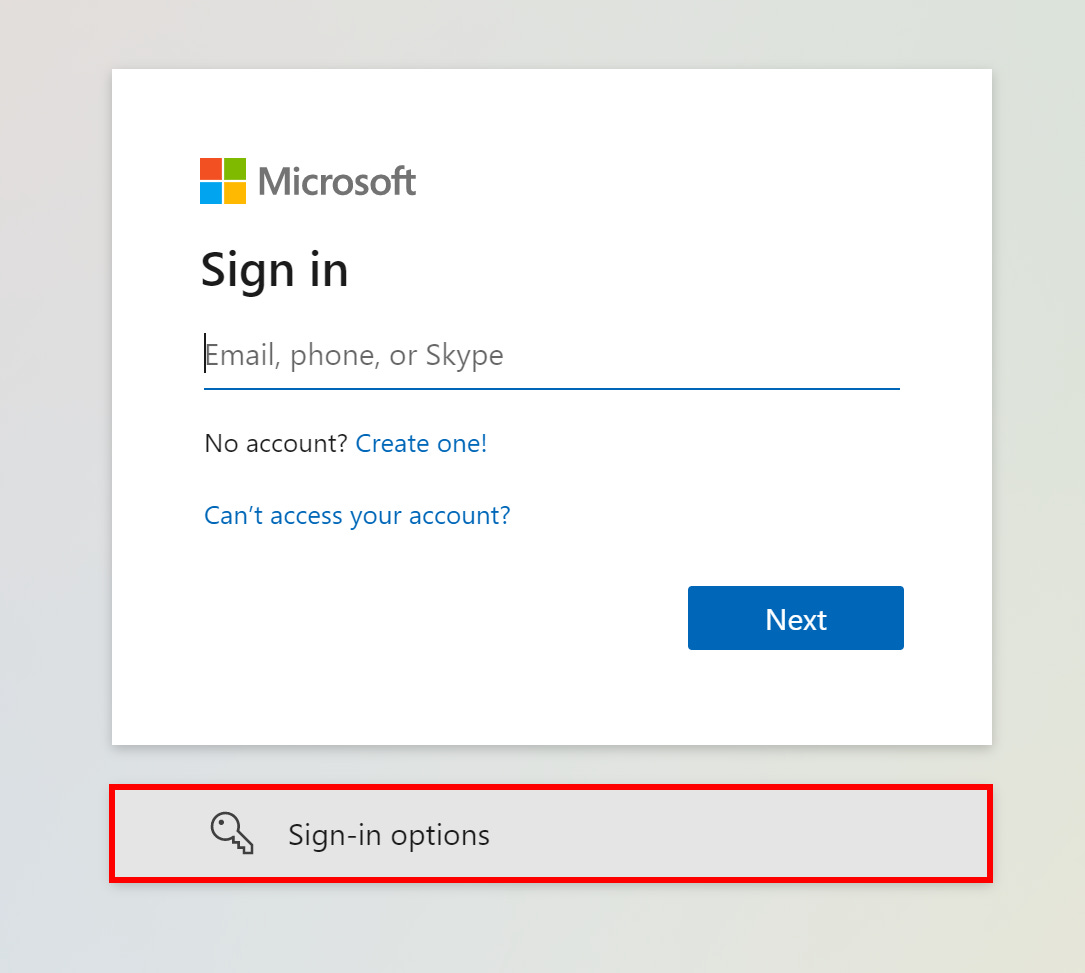 Sign-in options Microsoft 365 - 1 Sign-in options Microsoft 365 - 1