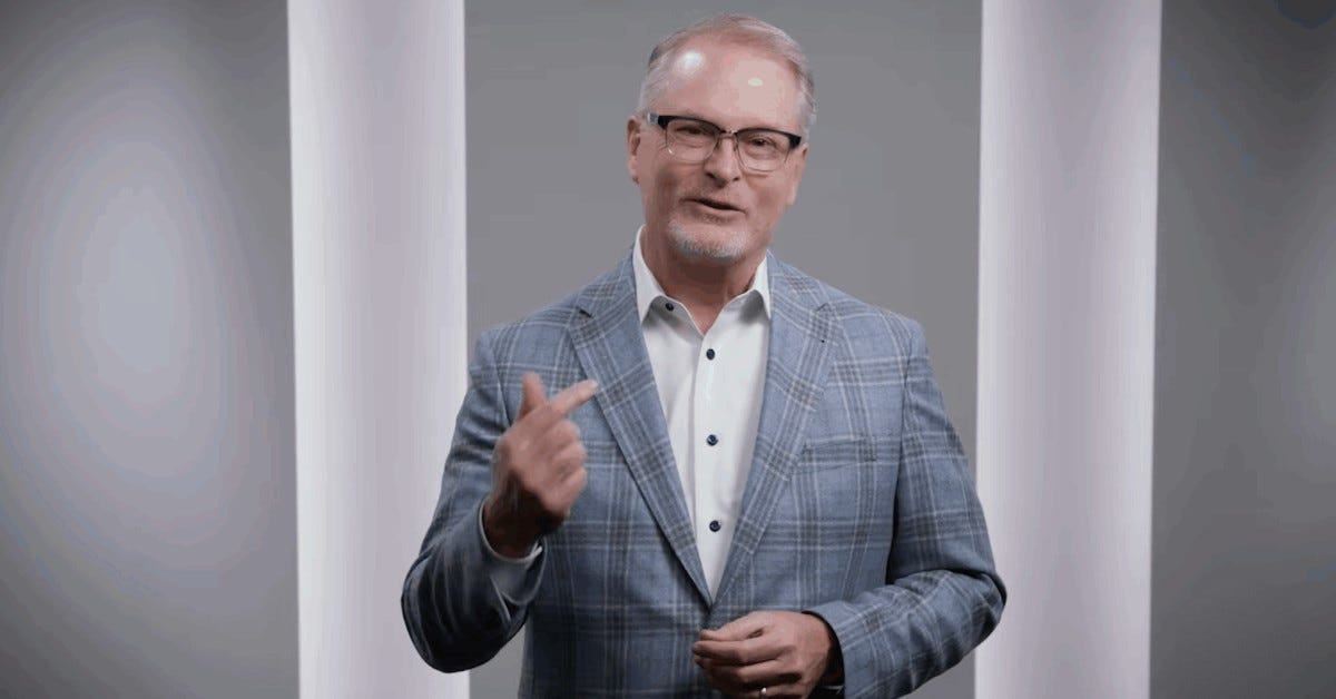 The Rev. Adam Hamilton speaking in a Church of the Resurrection video