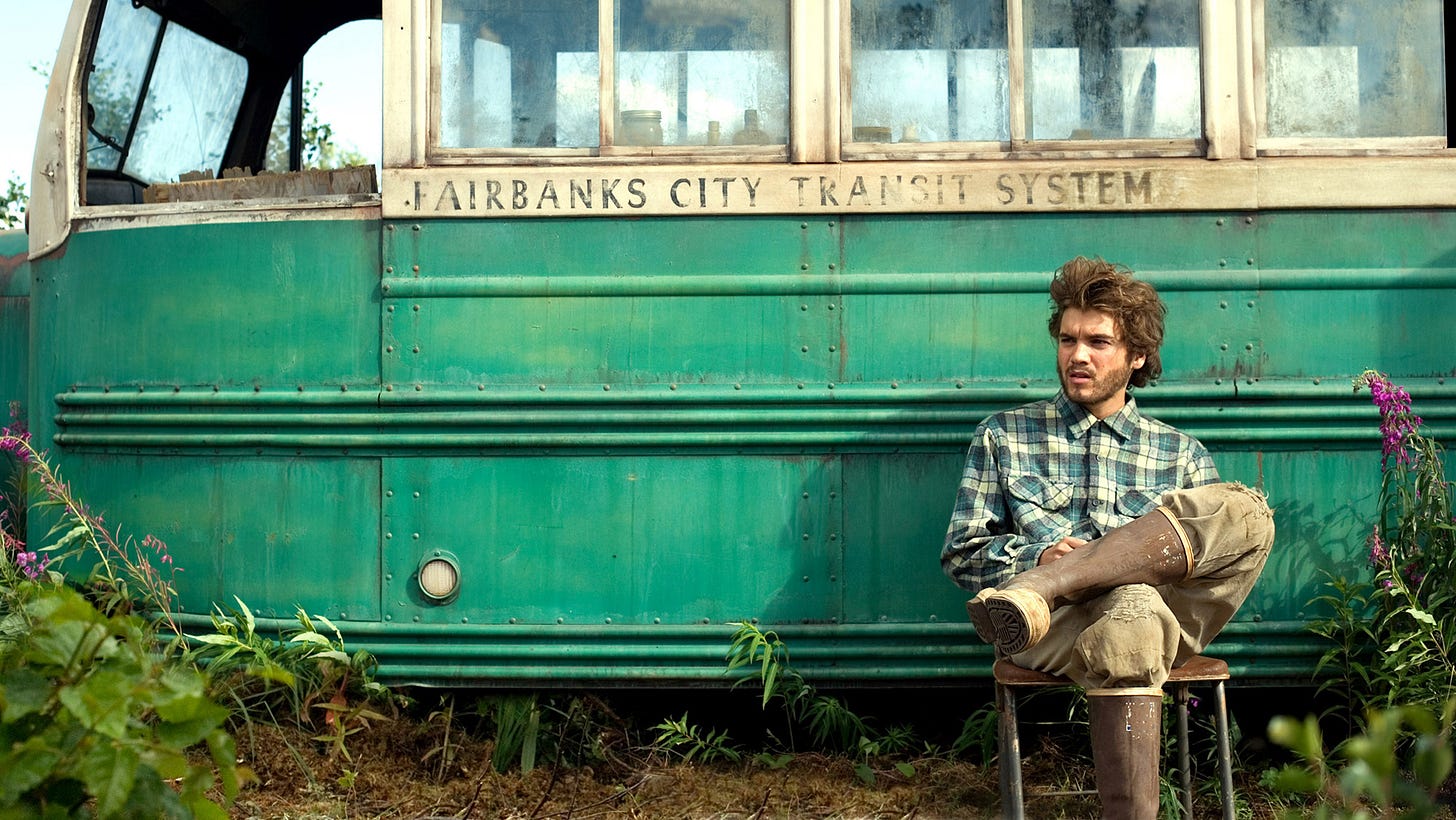 Sean Penn on the Into the Wild Bus Being Removed From the Wild Sean Penn on the Into the Wild Bus Being Removed From the Wild