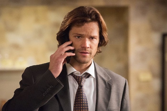 sam winchester concerned suit regarding dean supernatural sam winchester concerned suit regarding dean supernatural