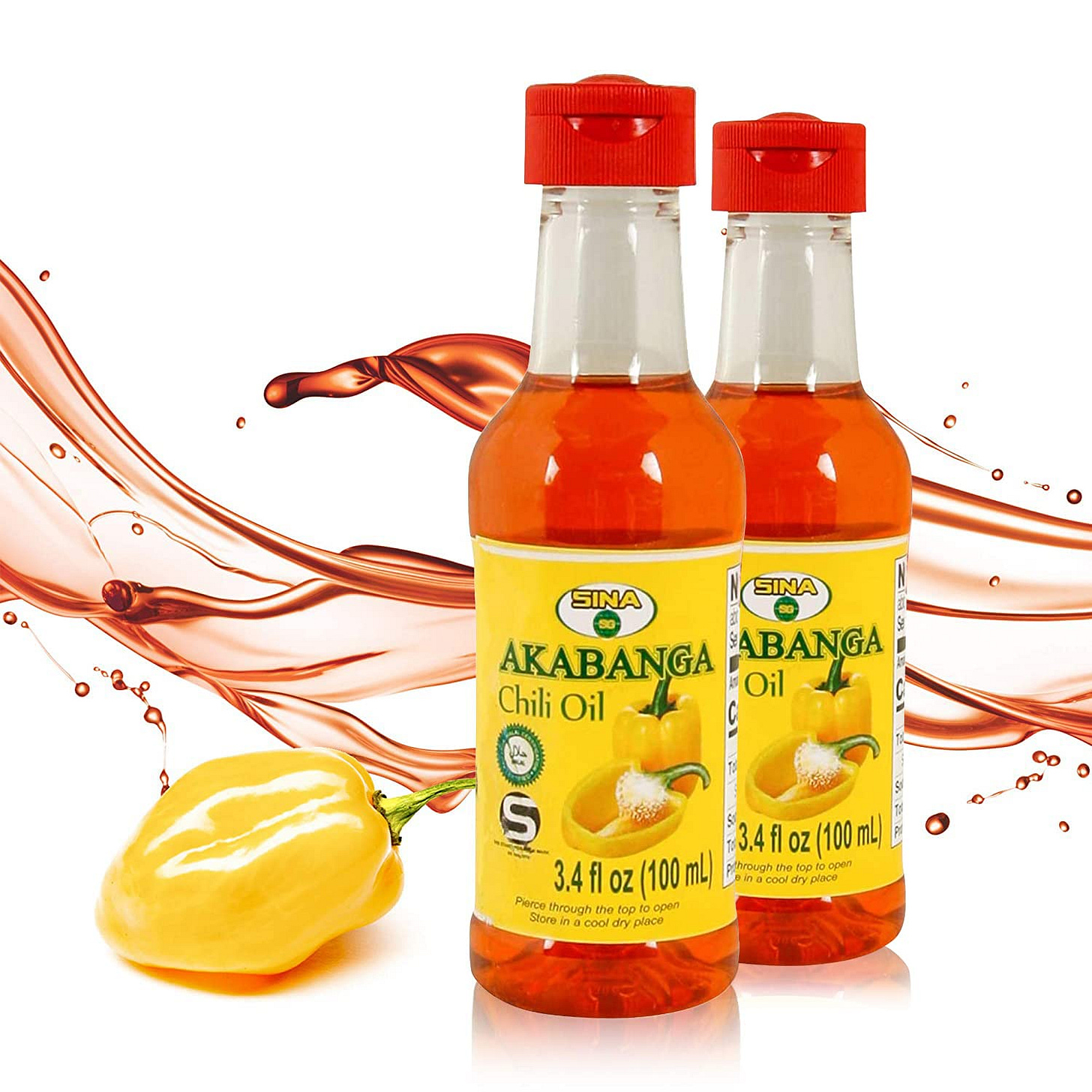 2 pack of Akabanga Extra Hot Chilli Sauce
