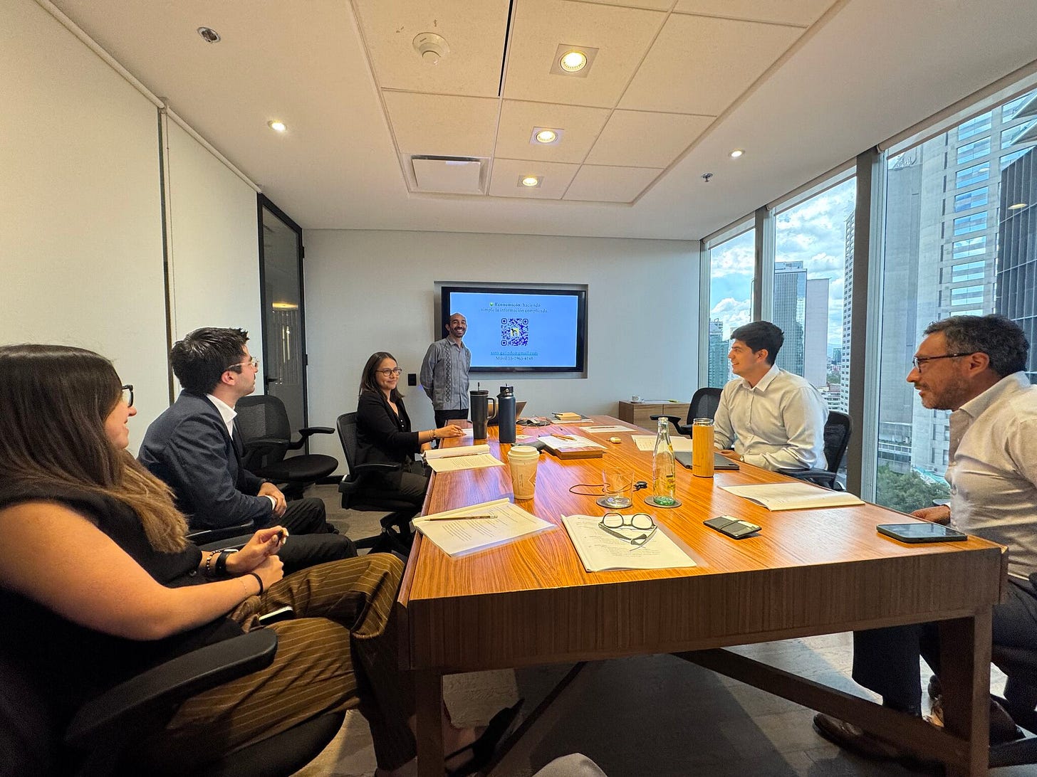 Yo, en las instalaciones de Zinser Legal.