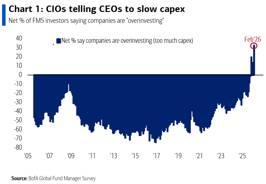 Encuesta de BofA muestra preocupación récord por el exceso ...