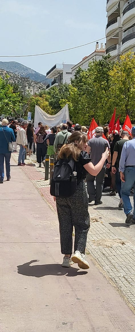 Πετυχημένη η συγκέντρωση και πορεια του Σαββάτου στο σταθμπο Αργυρούπολη στο Ελληνικό, μπροστά ακριβώς στο εργοτάξιο της επένδυσης.