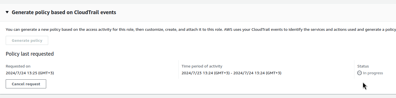 AWS: IAM Access Analyzer policy generation - створення IAM Policy