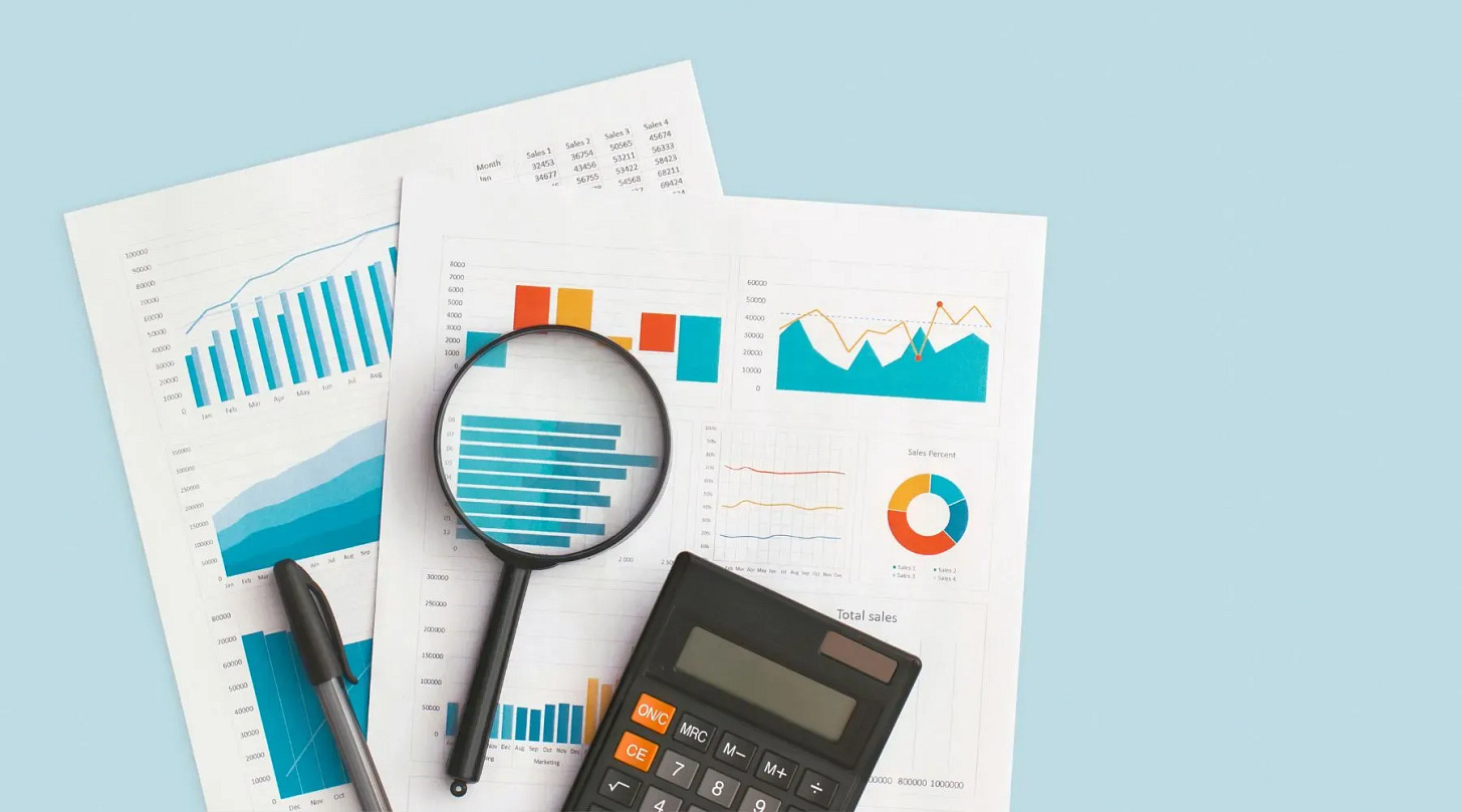 Charts on paper signaling workplace injury and illnesses reports