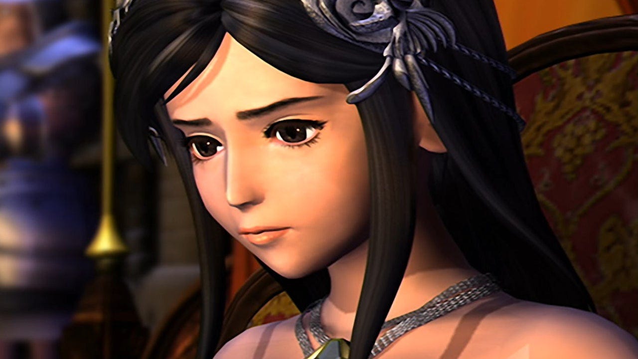 Princess Garnet from Final Fantasy IX looking sad Princess Garnet from Final Fantasy IX looking sad