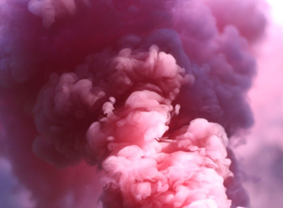 pink smoke