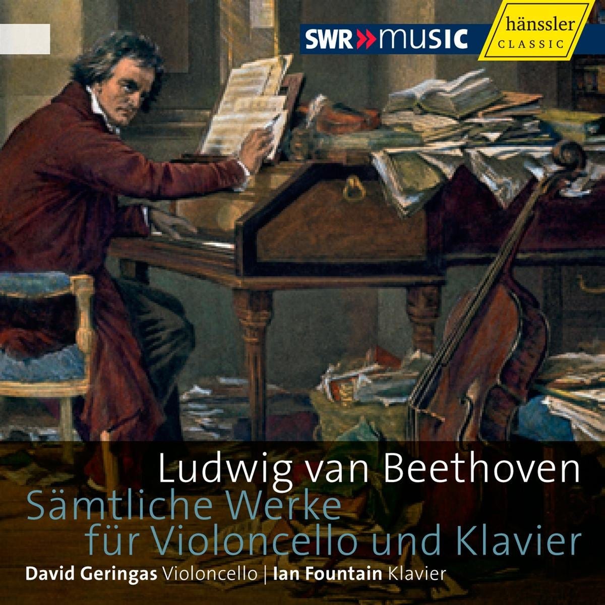 Ludwig van Beethoven, David Geringas, Ian Fountain - Beethoven: Complete  Works for Cello & Piano - Amazon.com Music