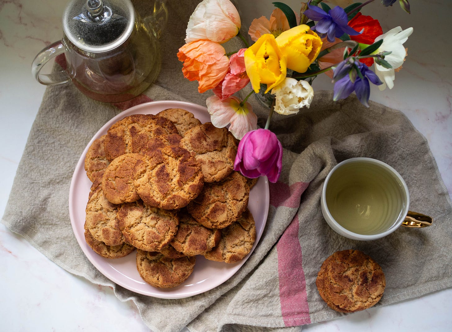 Crunchy Cinnamon Biscuits