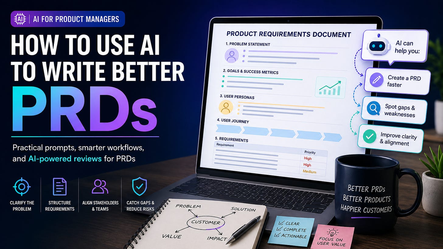 Software critiques How to Use AI to Write Better PRDs (6 Practical Patterns)
