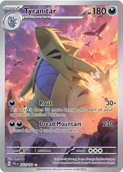 Tyranitar — Paldea Evolved, 222/193 Tyranitar — Paldea Evolved, 222/193