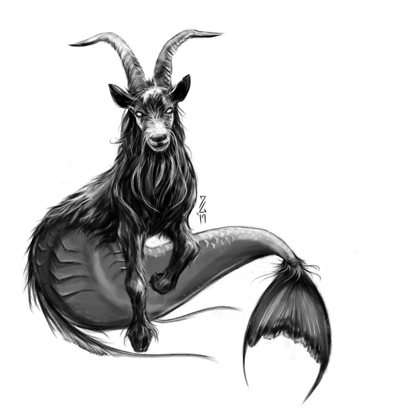 Capricorn - The Sea Goat by NaleBunny96 on DeviantArt