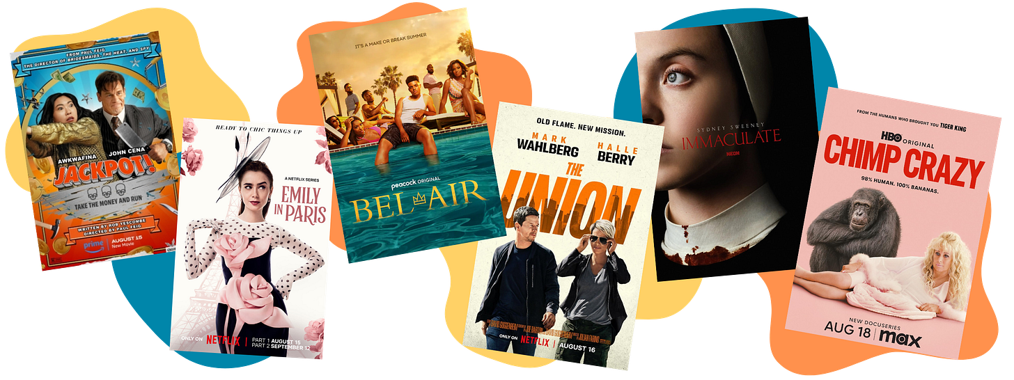 What to watch this week on streaming services | August 15-22 2024 | Double Take TV Newsletter | Jess Spoll and Jenni Cullen What to watch this week on streaming services | August 15-22 2024 | Double Take TV Newsletter | Jess Spoll and Jenni Cullen