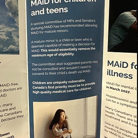 PURE EVIL: Canada Wants to Kill Its Vulnerable Children