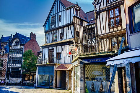 Rouen's historical center