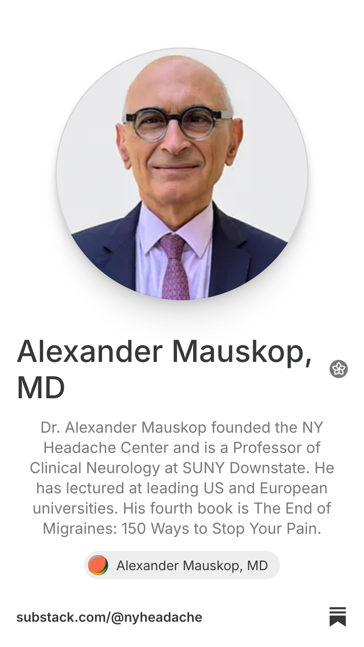 Alexander Mauskop, MD | Substack
