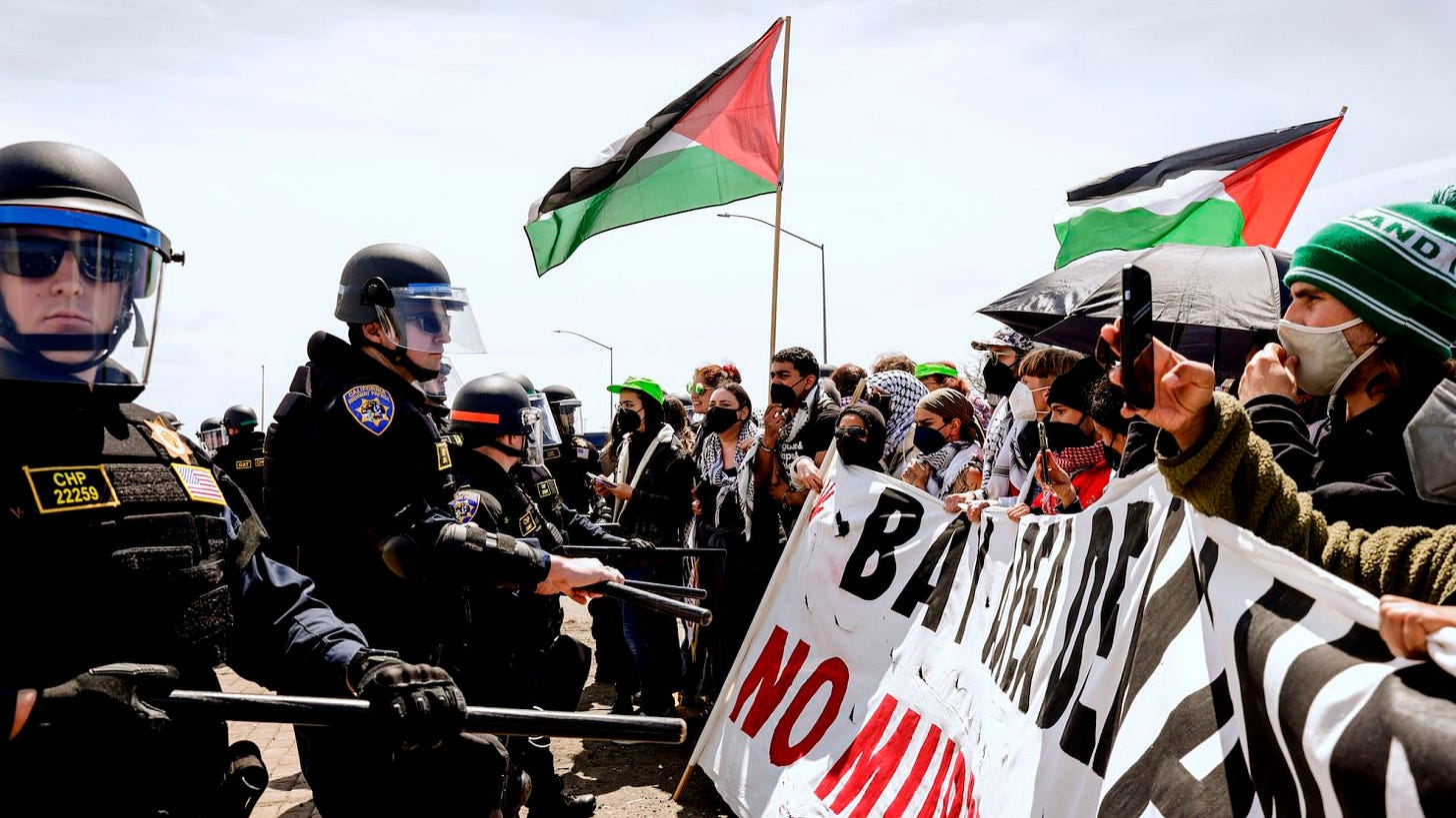 Pro-Palestinian protesters disrupt traffic to Golden Gate, O’Hare ...